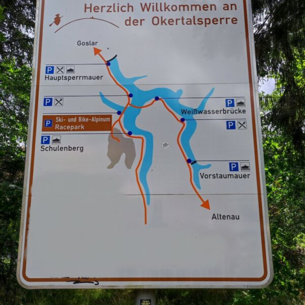 Parken an der Okertalsperre